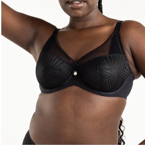 “UNDERSTANCE”, “PHOEBE”•FULL COVERAGE BRA•BLACK•AVAILABLE SIZES: 44 H & 46 D•NEW - Picture 7 of 9